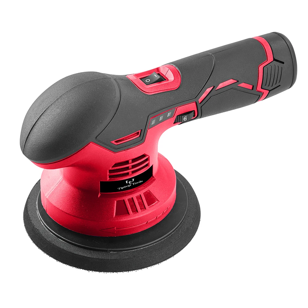 

OEM Wholesale 12v Li-ion Battery Powered Portable 125mm 150mm Mini Cordless Sander Polisher Variable Speed Car Orbital Polisher