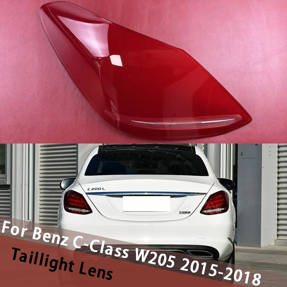 

Для Mercedes-Benz C-Class W205 2015 2016 2018, автомобильные аксессуары, крышка заднего фонаря, корпус заднего фонаря, стоп-сигналы, маска из плексигласа