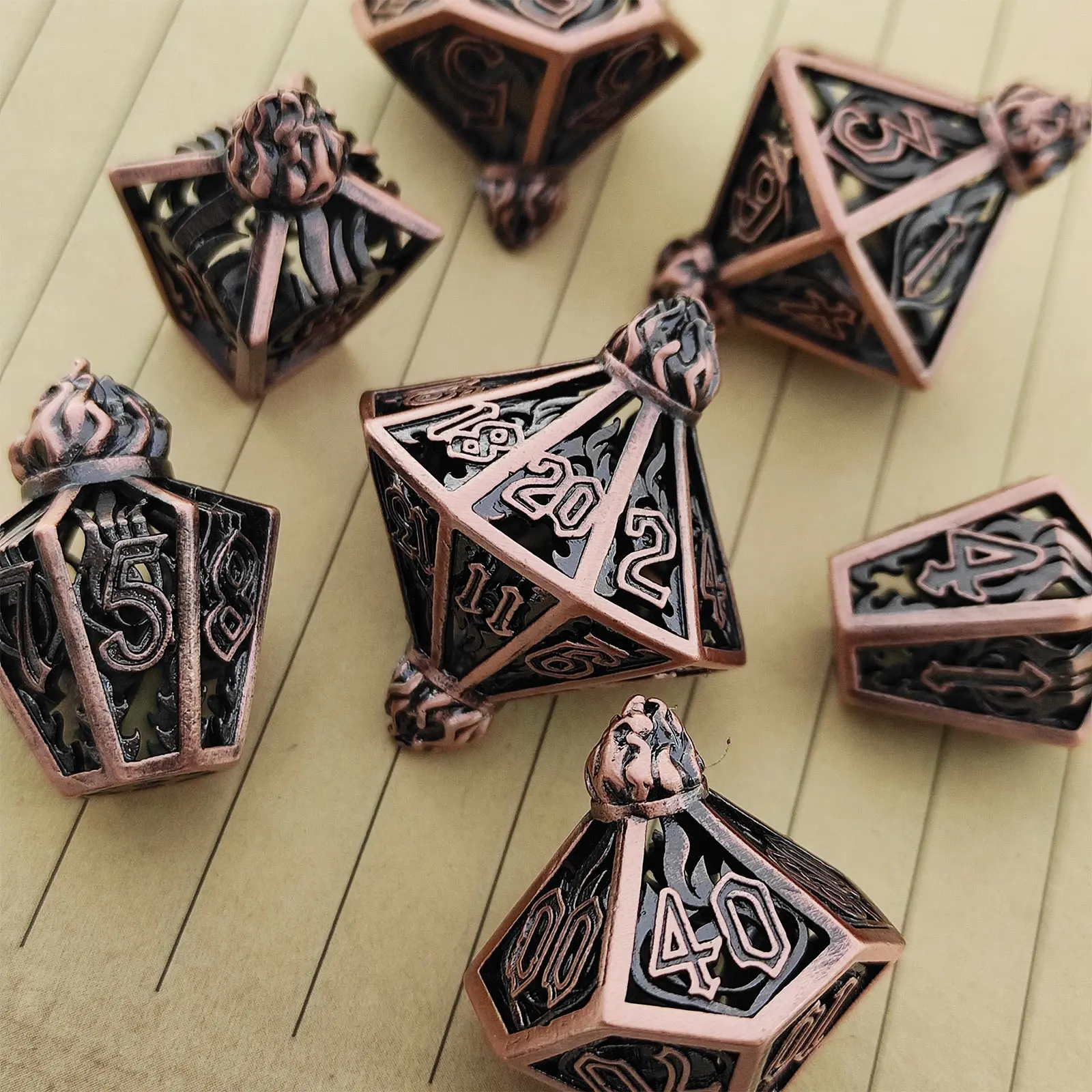 DND Metal Hollow Dice Set Dung - Board Game Dungeons And Dragons review and price