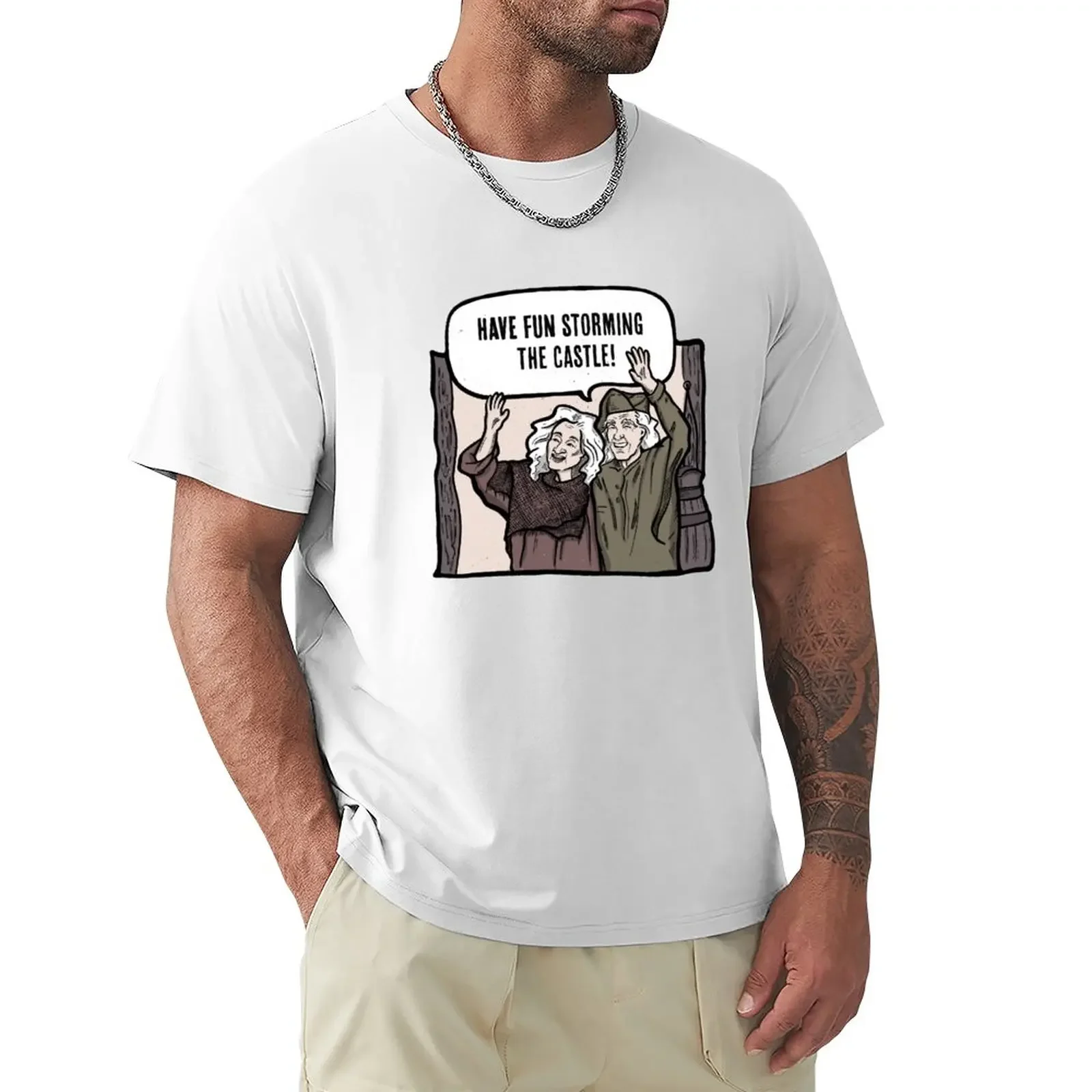 Have Fun Storming the Castle! T-Shirt hippie clothes Short sleeve tee t shirts for men pack