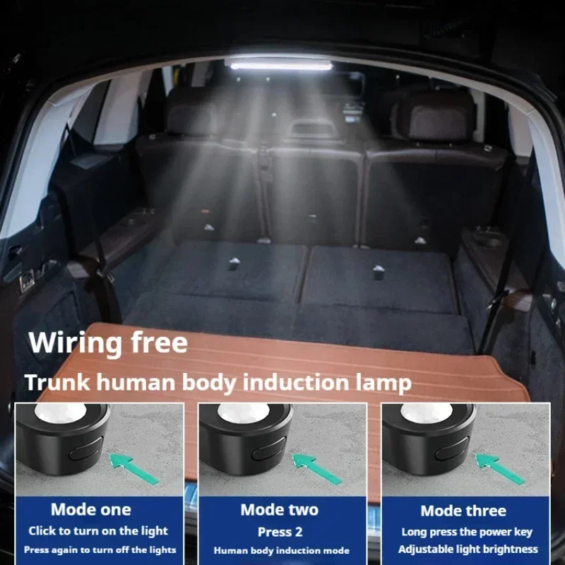 

Trunk Car Sensor Light For Mazda 2 3 5 6 CX-3 CX-5 CX-7 CX-8 Floor Trunk Hood USB Rechargeable Automatic Induction Light Bar