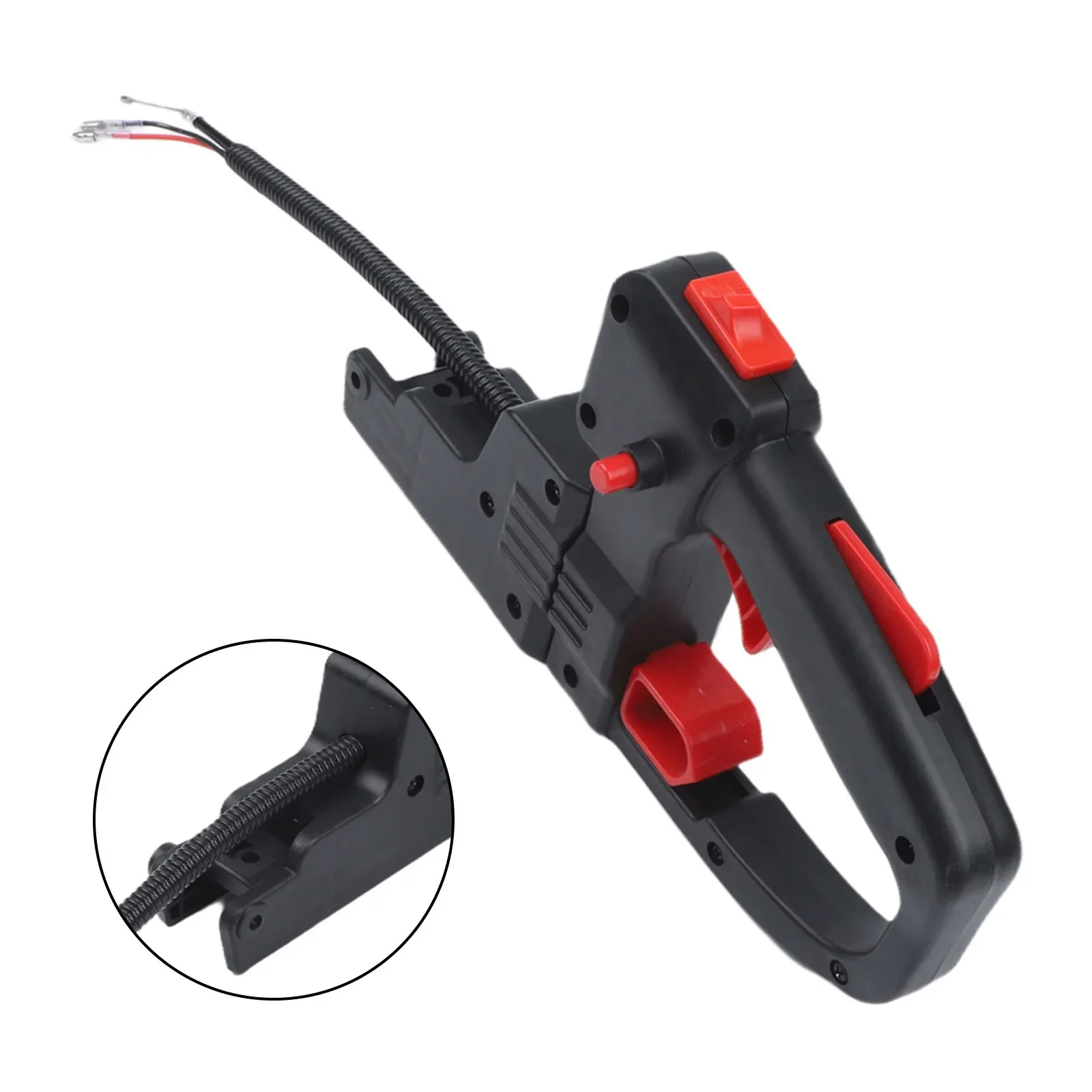 

Replacement Rear Handle with Dual Blade Switch for Hedge Trimmer Made from Nylon Plastic Suitable for Professional Use