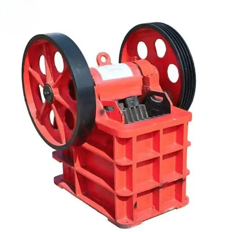 Small and stable jaw crusher for high hardness materials