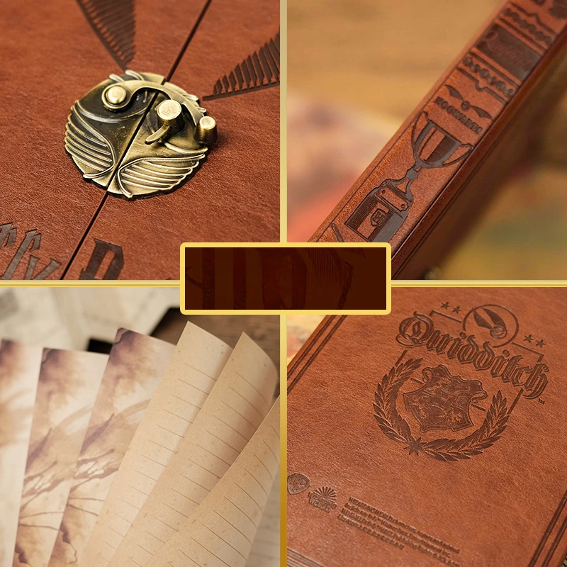 Harry Movie Peripherals Golden Snitch Notebook Collectible Diary Gift Box Najlepszy prezent urodzinowy dla dziewczyny Noworoczna zabawka dla chłopca