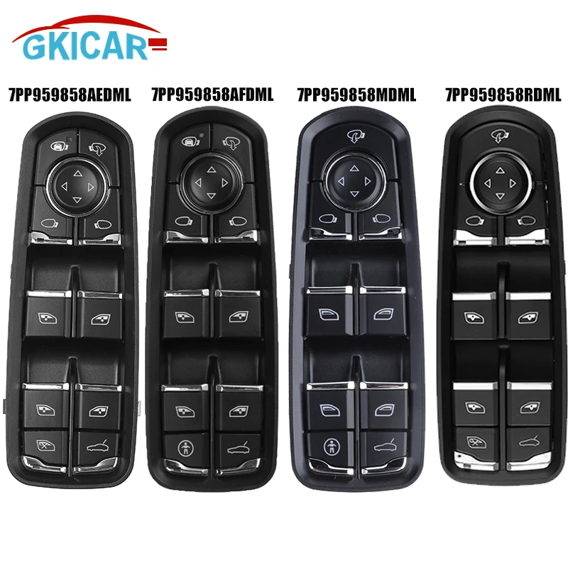 7PP959858AEDML elektrik pencere anahtarı 7PP959858 7PP959858MDML 7PP959858RDML Porsche Cayenne Panamera için 2011-2017