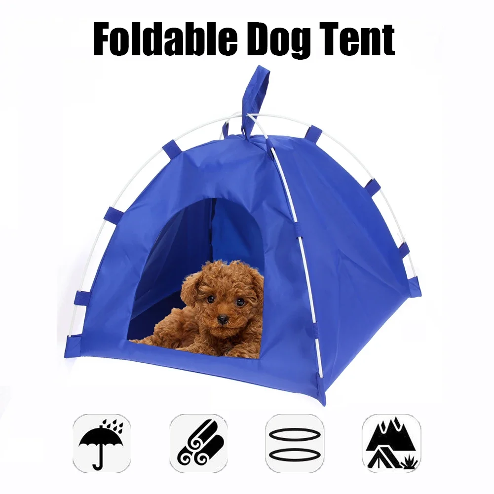 

Dog Cage Dog House Kennels Waterproof Oxford Dog Cat Tent Soft Comfortable Folding Bed Portable Cute Animal Nest Pet Products