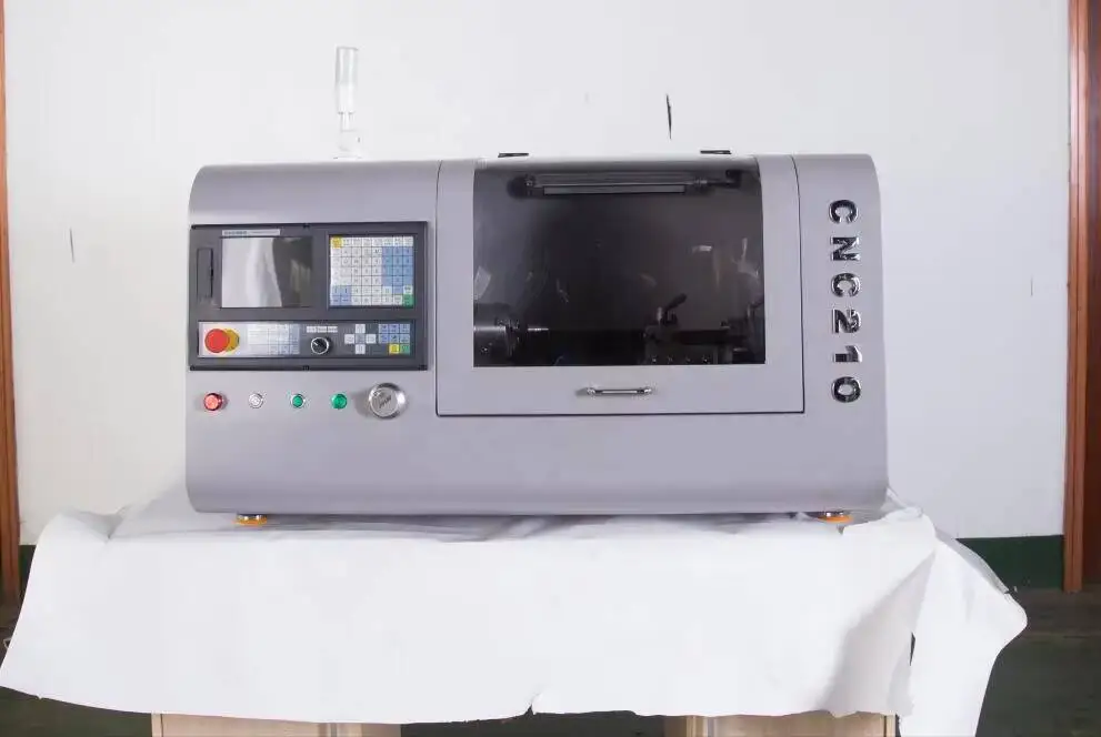 Máquina CNC de mini torno Cnc210 com preço mais baixo da China