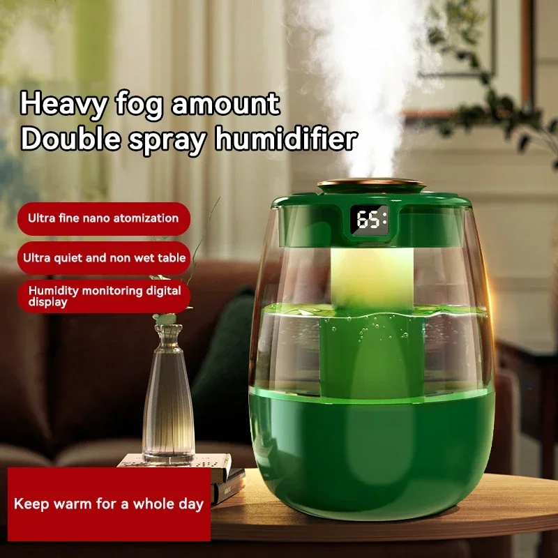 

Портативный увлажнитель воздуха 1300 мл увлажнитель воздуха большой спрей машина для ароматерапии цифровой дисплей со светом настольный офисная комната