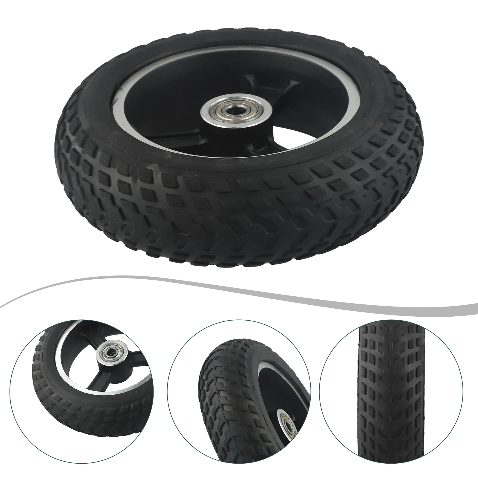 

Riding On Streets Off-road Riding Electric Scooter Solid Wheel Scooter Wheel Hub Easy To Use Reliable Traction