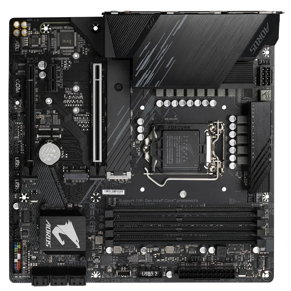 Gigabyte B560M AORUS ELITE placas base LGA 1200 DDR4 128GB M-ATX para placa base de escritorio Intel B560 M.2 SATA III USB3.0