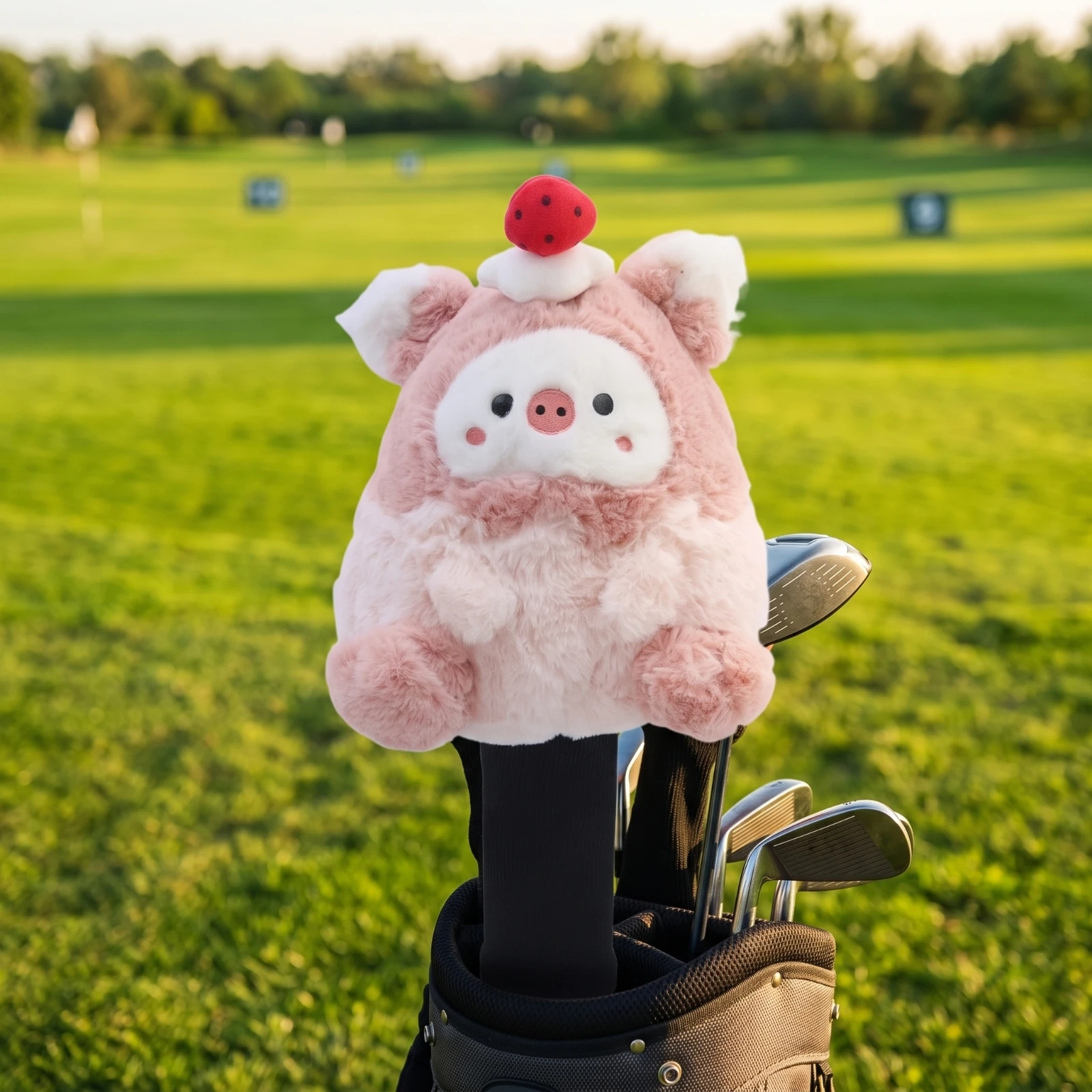 Animal Driver Headcover Character Soft Golf Headcover Driver Cover with Shaft Sleeve Funny Charming for Women Golfers - view 3