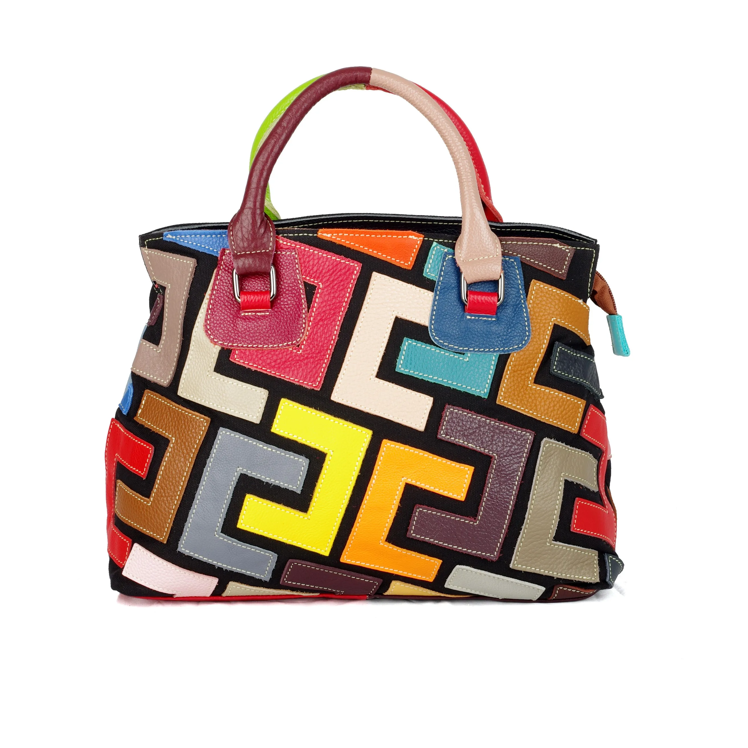  New Casual Top Layer Cowhide Leather Large Capacity Handbag Commuter Single Shoulder Slant Cross Genuine Leather Women's...