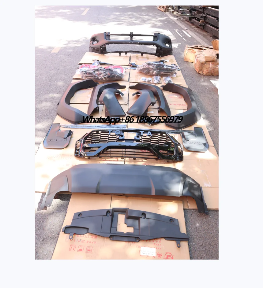 

GR Sport Conversion Body Parts Bodykit for Hilux Revo 2015-2020 Upgrade to GR Sport 2023 2024 Body Kit Bumper Lights