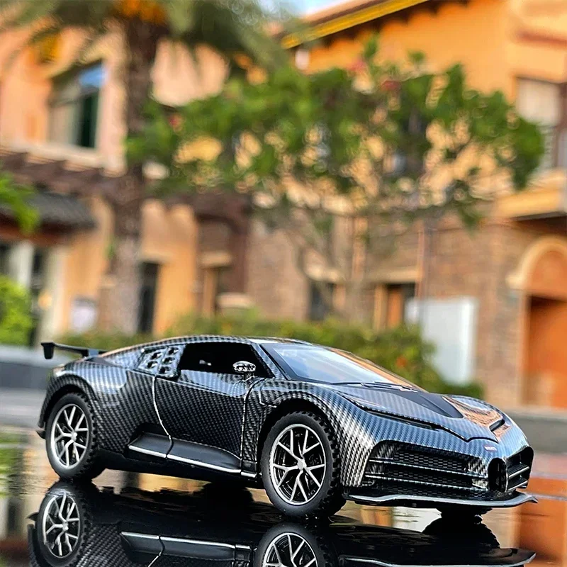 

Centodieci Carbon Fibre Alloy Sports Car Model 1:32 Diecast Metal Toy Car Model Simulation Collection Toy Gift