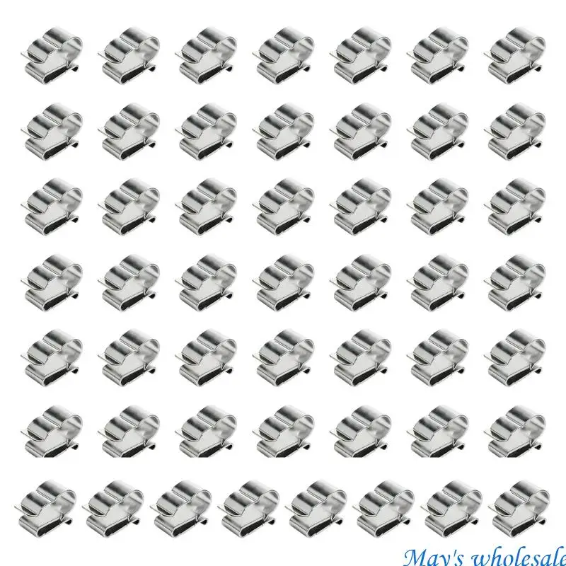 Two-Cable Solar Cable Clip Set in 304 Alloy for Outdoor Frame Mounting and Service Access Daily Tasks 448A