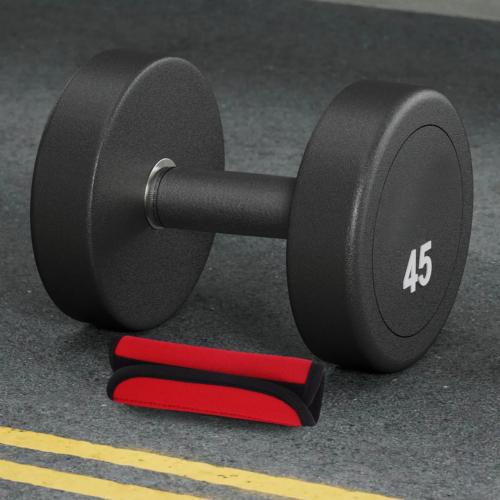 

5Pcs Gymnastic Bar Padding Thick Dumbbell Handle Grips Barbell Handle Wrap Anti Slip Workout Grips for Home Fitness Equipment
