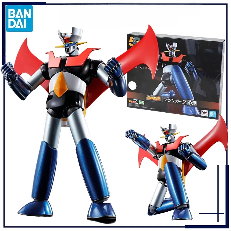 Original Bandai Anime MAZINGER Z SOUL OF CHOGOKIN 50th KAKUMEI SHINKA GX-105 modelo juguetes figuras de acción regalos coleccionables