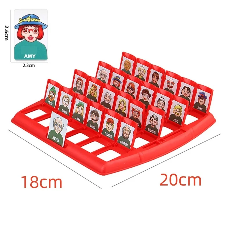 لعبة تخمين من أنا اللوحة - لعبة رقعة الشطرنج التفاعل بين الوالدين والطفل والتفكير المنطقي للأطفال