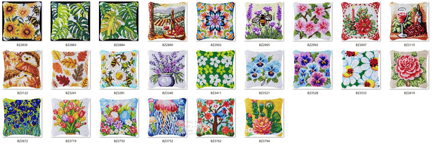 

Комплект крючков с защелкой в виде пчелы, ковер, холст, цветные стили птиц, килим «сделай сам», вышивка, цветы ручной работы, 43-43 см, подсолнухи