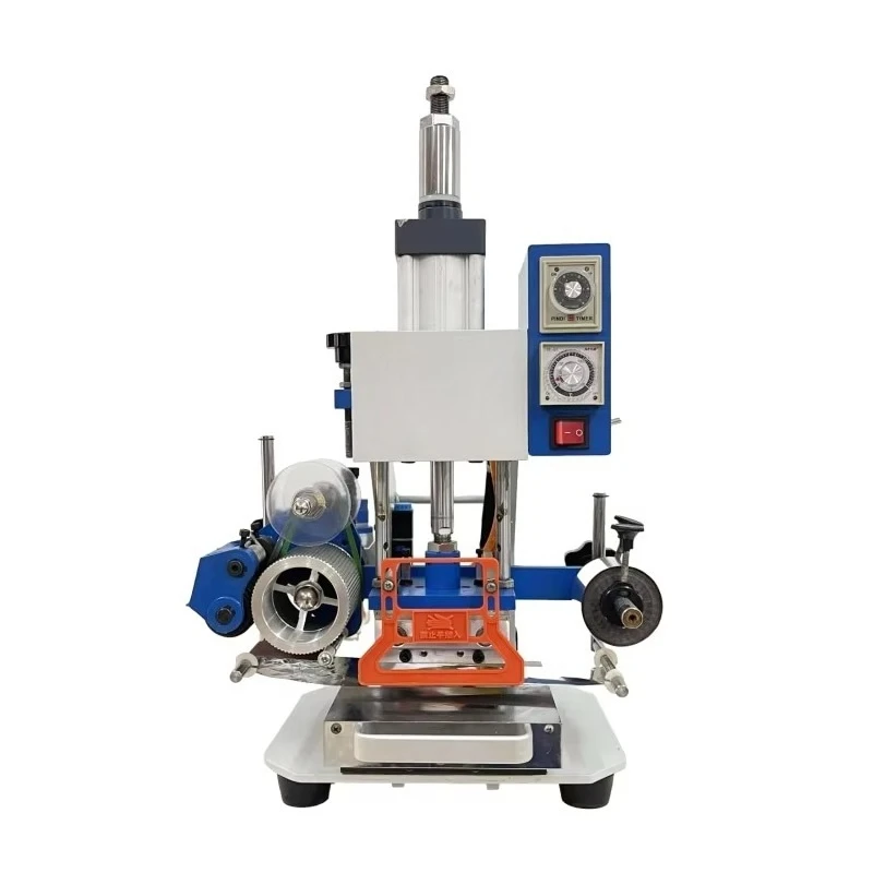 Factory Outlet 90-2 Máquina de estampación en caliente para letras/bolsas/cilindro potente de cuero
