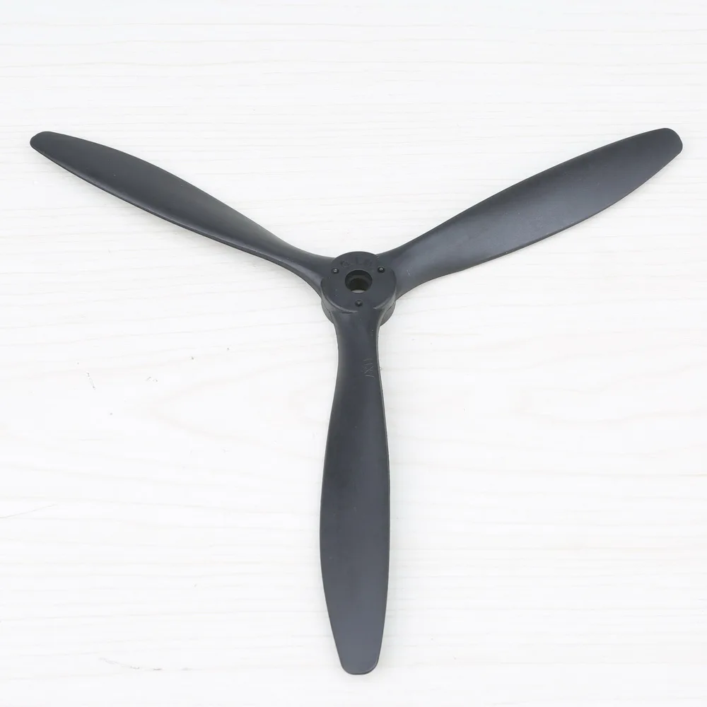 عالية الكفاءة ثلاثة شفرات المروحة 3 شفرات المروحة النايلون المروحة الكهربائية والغاز والنيترو والغاز المروحة #4