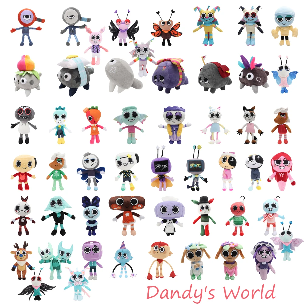 Dandy’s World Plüsch Belle Basket Bassie oder Astro Plüschtier Spiel Periphere Figur Bassie Puppe Geburtstagsgeschenk Kinderspielzeug Raumdekoration