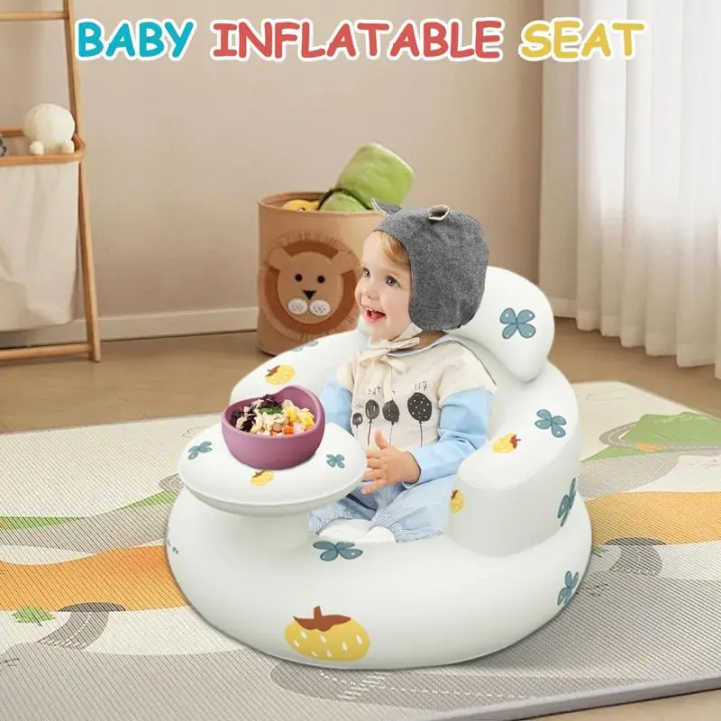 PVC-Babys ofa lernen sitzen Stuhl Kleinkind aufblasbaren Sitz Bade hocker multifunktion ale niedliche Badezimmer bedarf