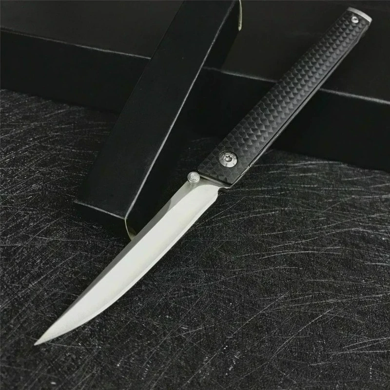 

CR 7096 Tactical Folding Knife Outdooor Camping Hiking EDC Tool Marked M390 Blade Nylon Handle CEO Folding Pocket Knife