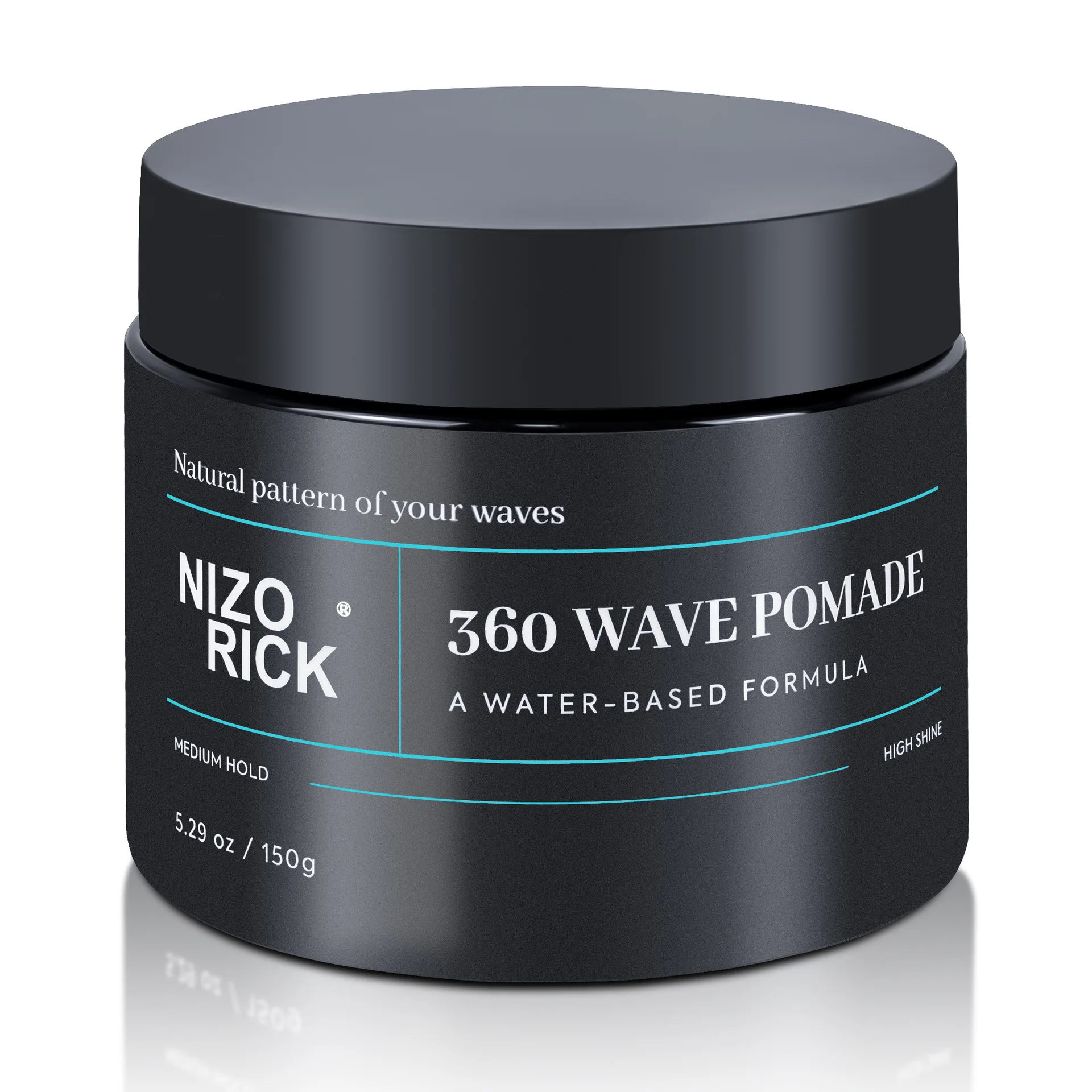 Bestselling Men's 360 Wave Hair Wax & Gel | Long-Lasting Hold Water-Based | Natural Wave Styling Product for 360 Ripple Hairstyl