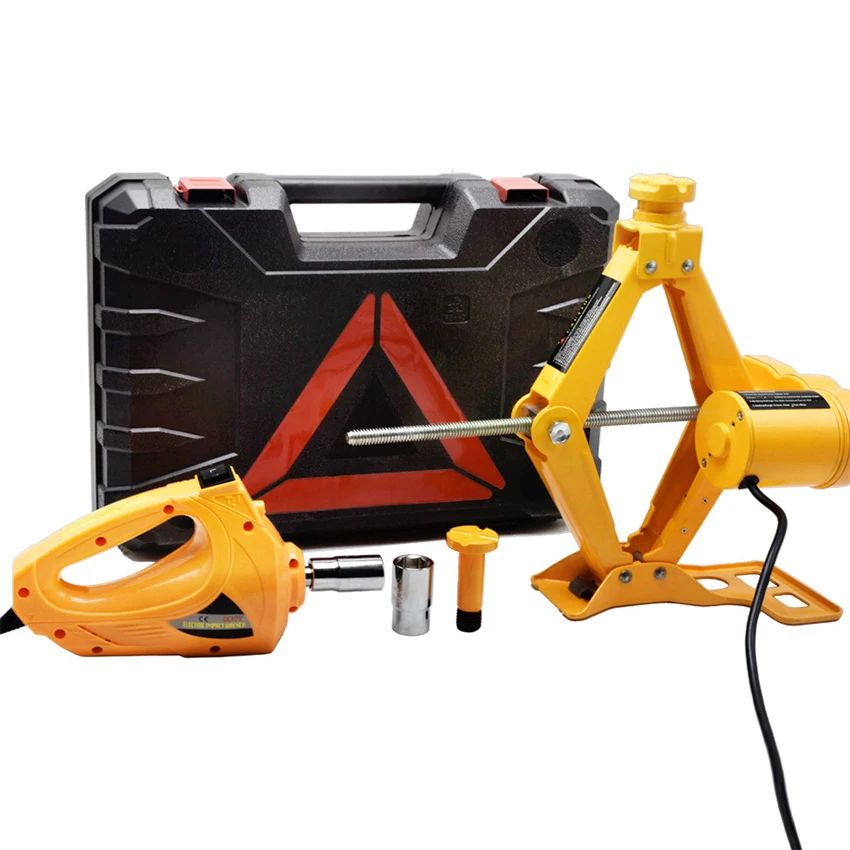 

3 Ton Electric Car Jack Kit Lifting Set 12V 3 in 1 scissors car Jacks With Impact Wrench And Pump Auto Lift repair Tools