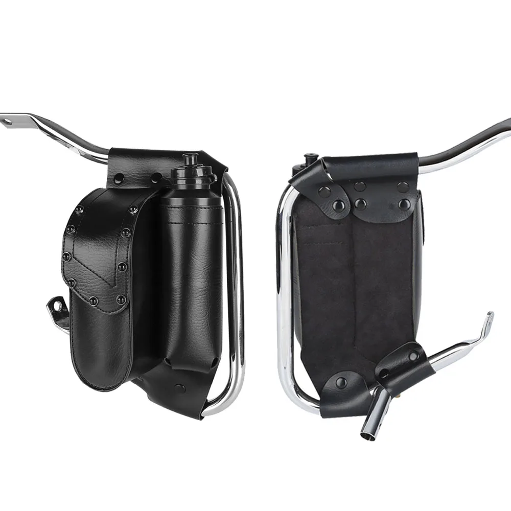 PU leather kettle bag motorcycle retro saddle bag For Harley-Davidson Touring '93-'21 Road King Electra Glides Road Glides