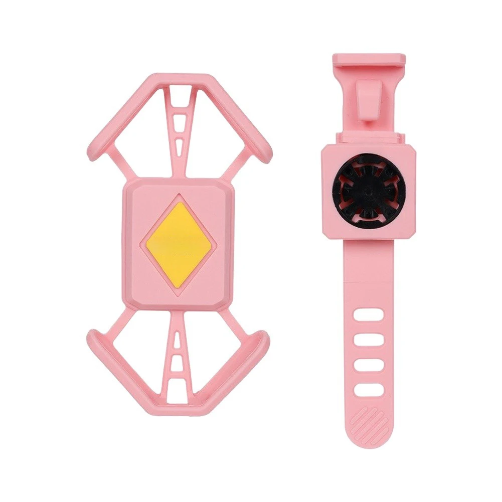 Silicone Bike Phone Holder with Elastic Frame - Works on Road Bikes Mountain Bikes E-Bikes and Electric Scooters