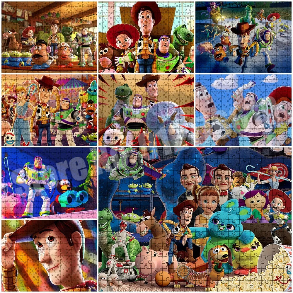 

Toy Story 1000 Pcs Set Jigsaw Puzzles Disney Cartoon Kids Toys for Children Creativity Imagine Educational Toys Adult Gifts