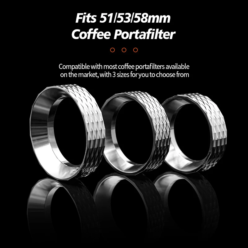 OANKR Magnetischer Dosiertrichter, 51 mm, 53 mm, 58 mm, Espresso-Kaffee-Dosierring, professionelles Zubehör für Espressomaschinen, Barista-Werkzeug