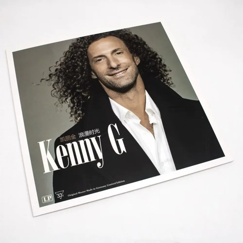 Saxofone Kenny G Música Instrumental Clássica LP de Vinil de 12 Polegadas - Disco de Disco Giratória