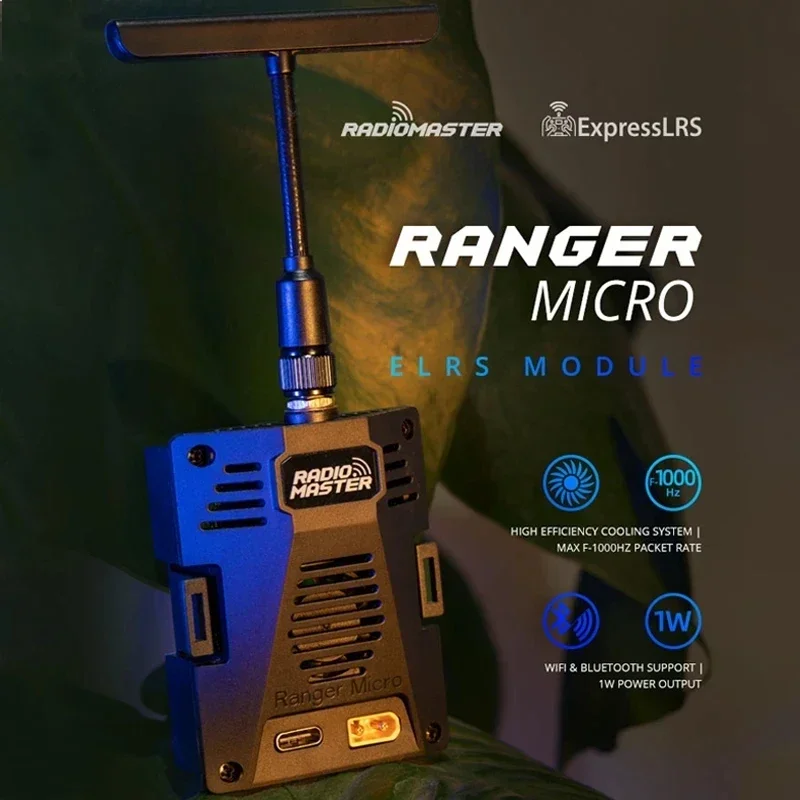RadioMaster Ranger 2,4 GHz ELRS Modul Combo Set Micro Nano RP1 RP2 Empfänger Für TX16S TX12 MKII MK2 Zorro FPV Drone Quadcopter