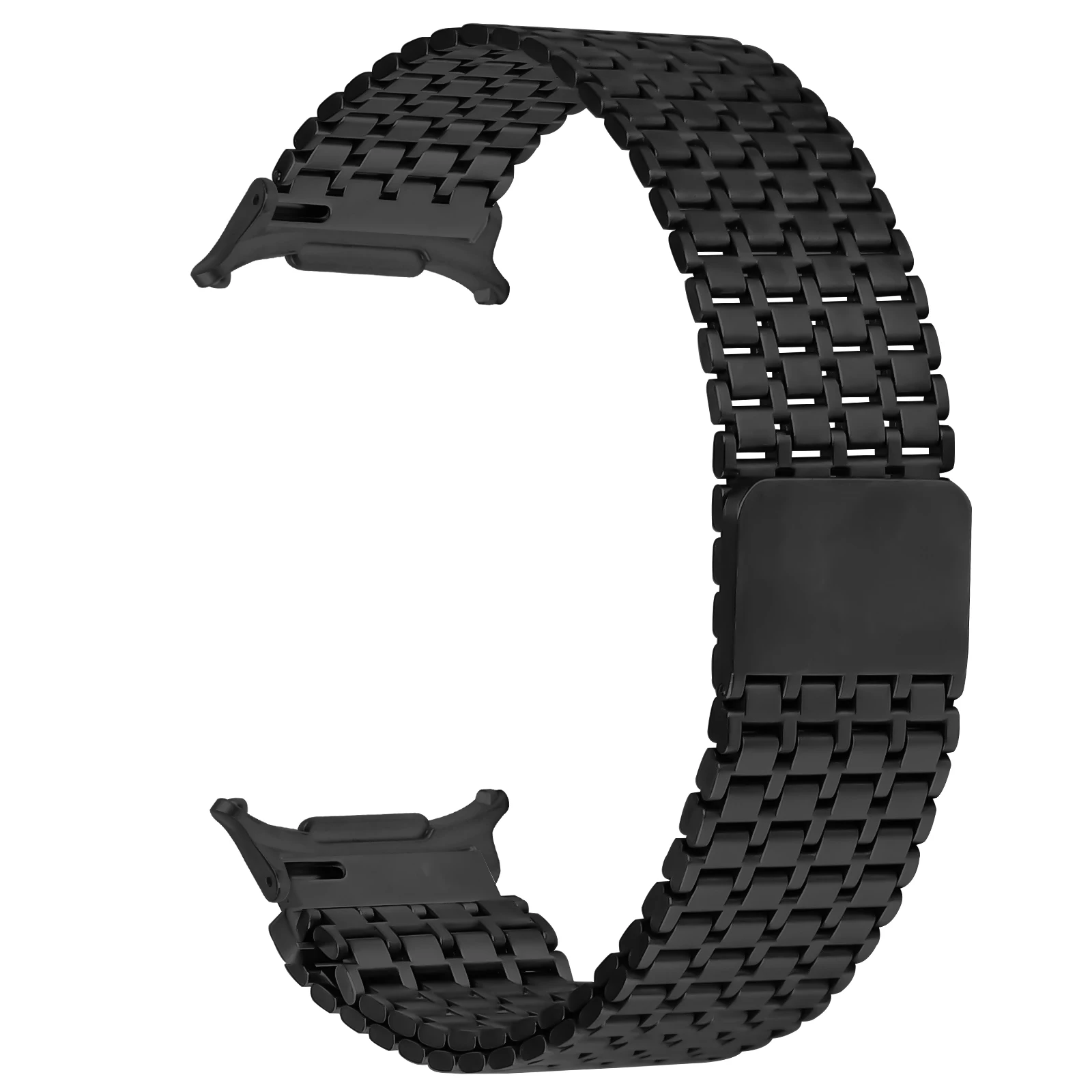 Ремешок для часов из нержавеющей стали подходит для аксессуаров для часов Samsung Ultra 47 мм со сменной конструкцией магнитной петли из девяти бусин