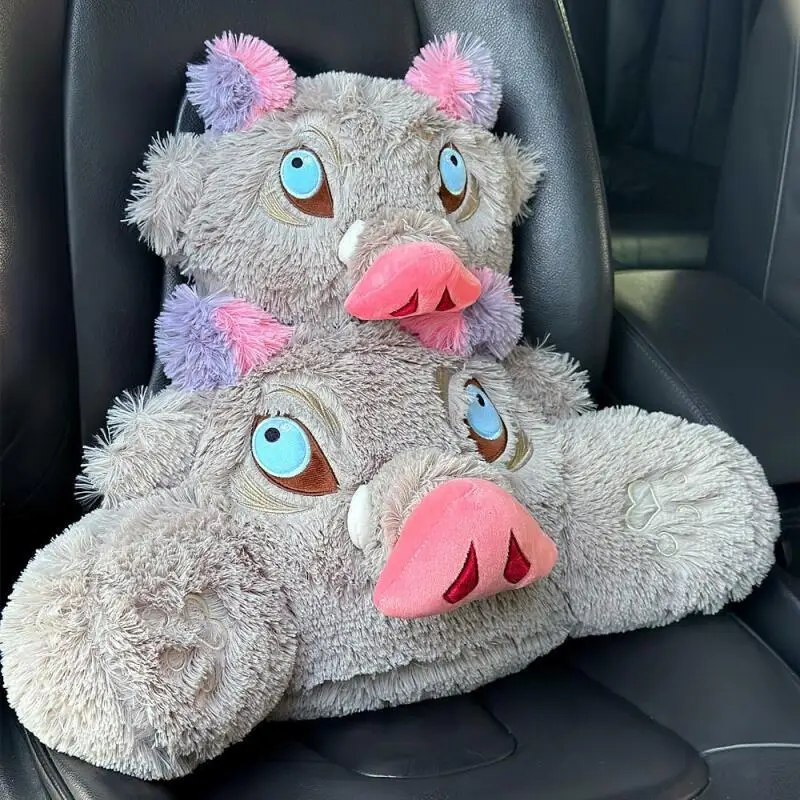 

Подушка для подголовника и поясничной опоры Demon Slayer Tsuyuri Kanawo, мультяшный дизайн, украшение для автомобиля, праздничный подарок, подушка-валик