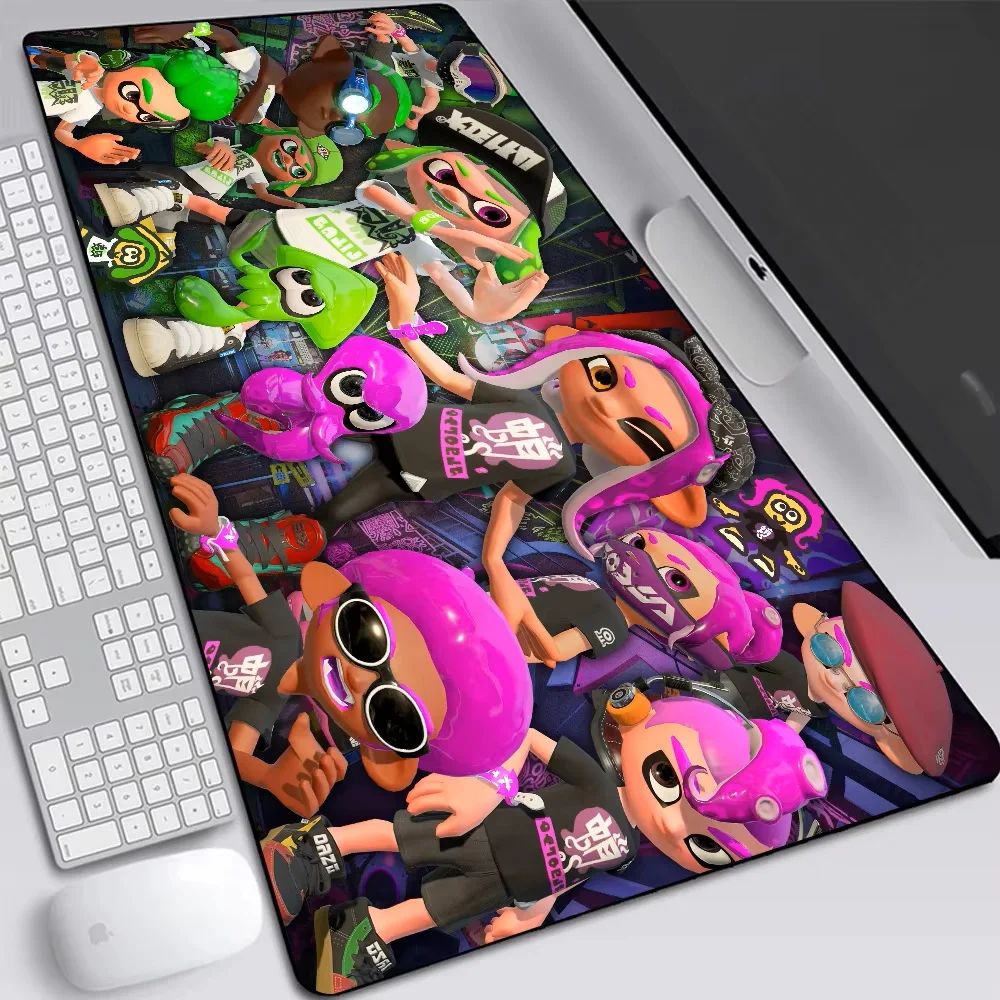 Splatoon 2 Large Gaming Mouse Pad Computer Laptop Mousepad Keyboard Pad Desk Mat PC Gamer Mouse Mat XXL Silicone Office Mausepad