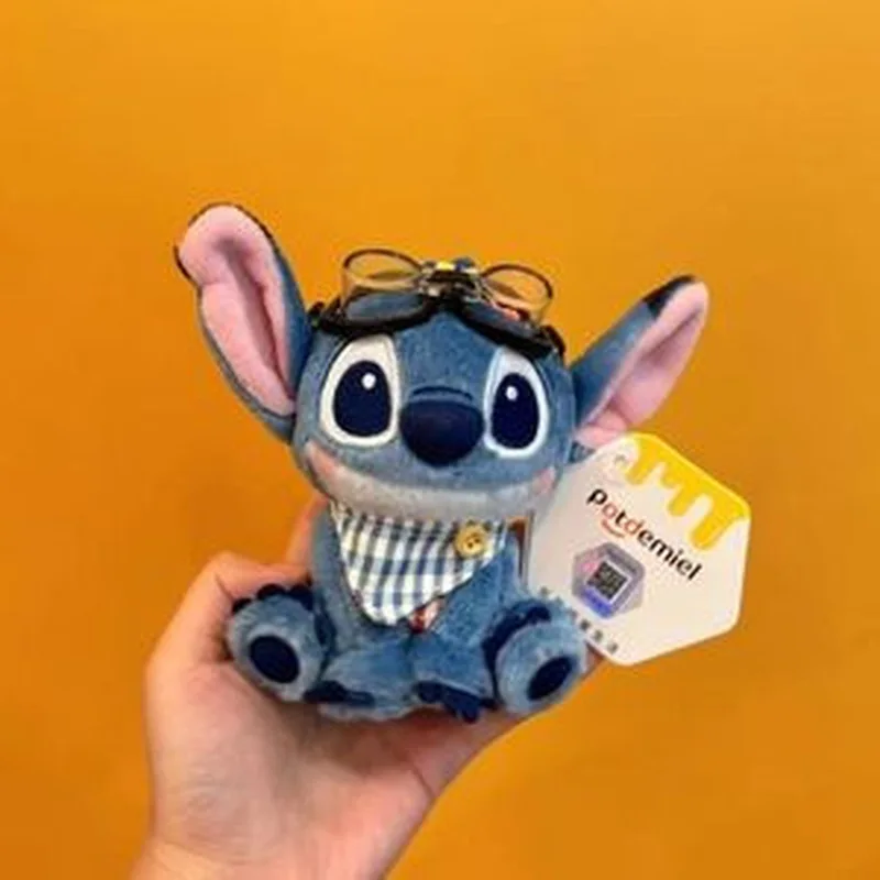 Breloczek pluszowy Stitch anime 12 cm, zawieszka, kawaii, wypełnienie z bawełny pp, kreatywna lalka, dekoracja do torebki dla par, prezent
