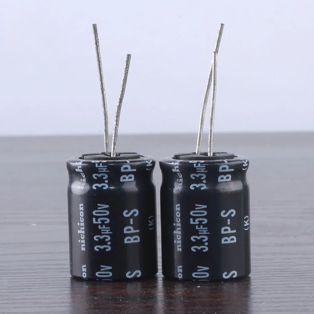 

2pcs Nichicon GB 3.3uf 50v 3.3mfd BP-S Speaker Network Audio Capacitor