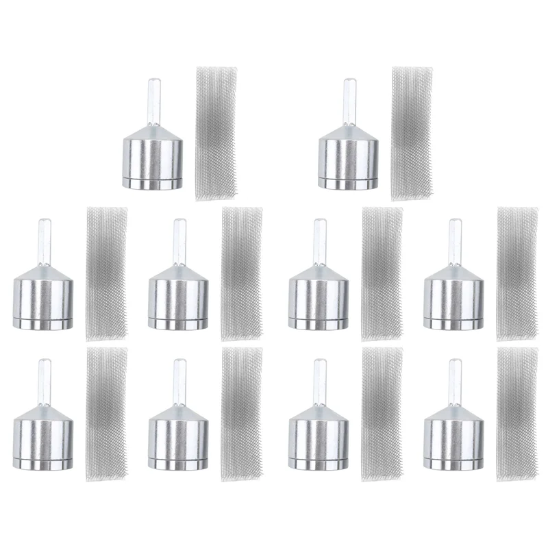 

ABVT-10Pcs 1/2Inch Metal Copper Pipe Cleaner With 1 Replaceable Brushes Tube Cleaning Brush Tube Cleaning Brush