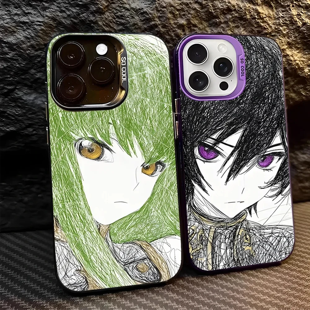 Sketch Code Geass Frosted Case for Xiaomi Mi 15 14 14T 13 13