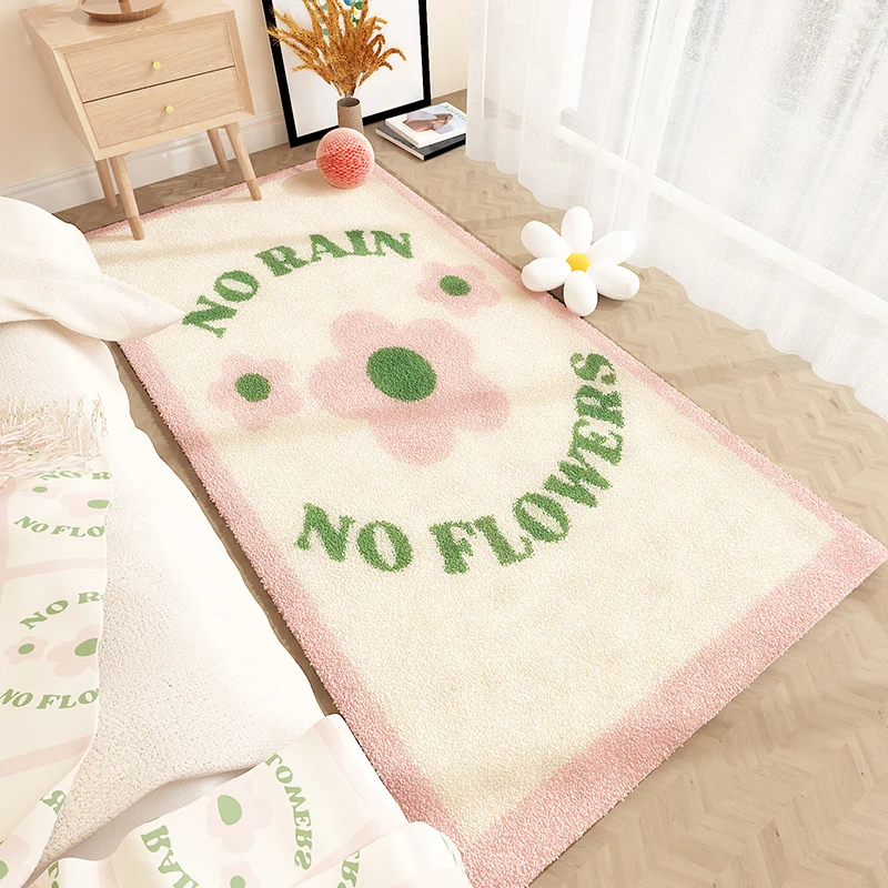 Living Room Bedroom Ins Style Fluffy Soft Carpet Bedside Master Bedroom Girl Room Thickened Carpets Long Living Room Window Rug