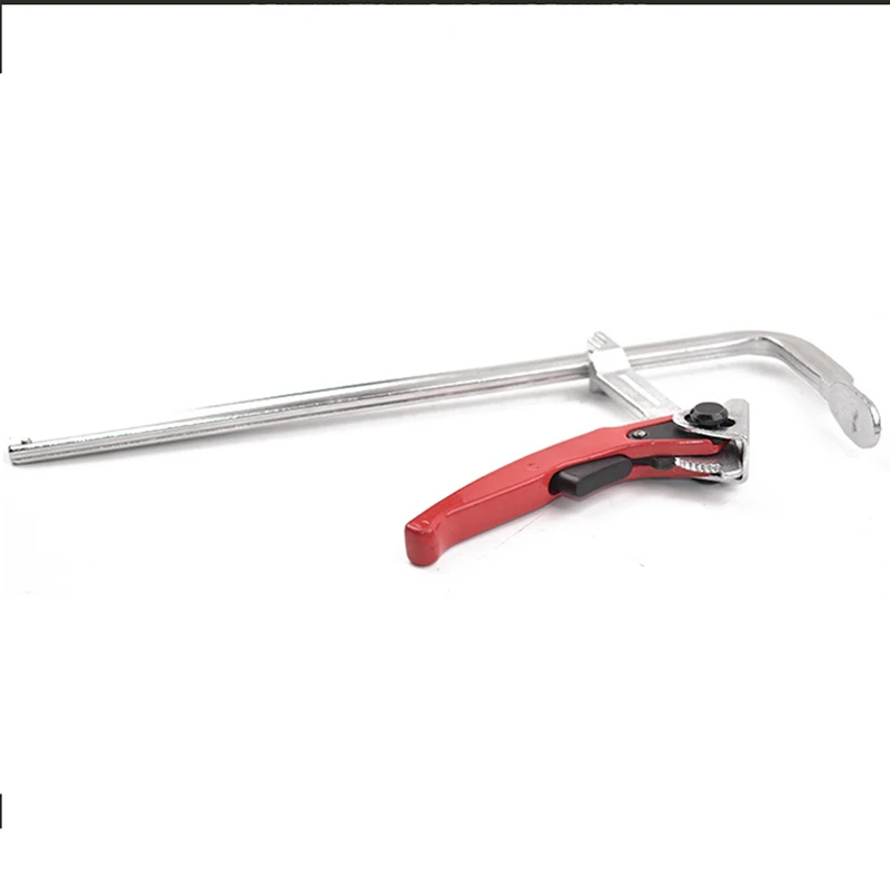 Imagem -04 - Mft Braçadeira de Aço Resistente Catraca f Braçadeira Barra de Guia de Liberação Rápida Ajustável Sistema Ferroviário Ferramenta para Trabalhar Madeira 120x60 160x60 mm