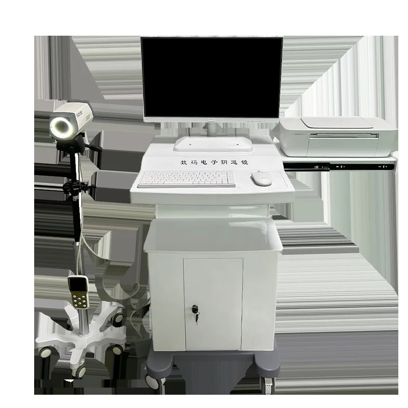 Digital electronic colposcopy with screen handle Gynecological endoscope high definition medical equipment Instrument