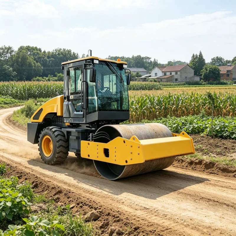 

Customized Vibratory Road Roller Double Drum Road Rollers Dual Drum Structure To Raise Asphalt Paving Efficiency Greatly