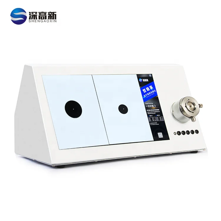 Double-magnification fiber end face magnifier can measure two magnification fiber microscopes at the same time