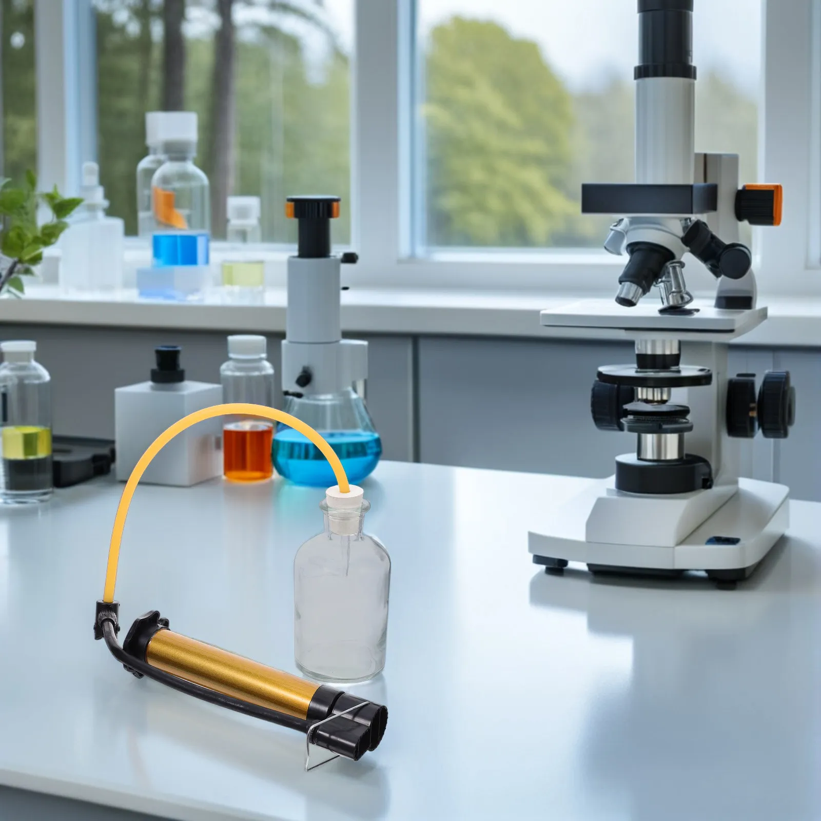 1Set Gas Expansion and Work Apparatus for Thermodynamics Lab Set Internal Energy to Mechanical Energy Conversion Demonstration