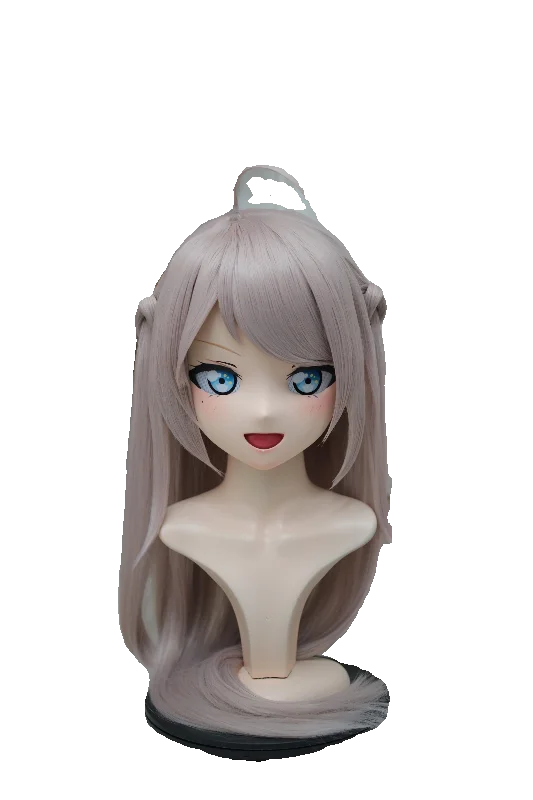 

(NFD-21-019) Customize Character Female/Girl Resin Kig Full Head With Lock Anime Cosplay Japanese Anime Kigurumi Mask